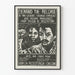 Vintage aktivistplakat for frigivelsen af Edgardo Enriquez og Regina Marcondes