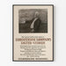 Vintage plakat af Bjørnstjerne Bjørnson med værkerne i fuld længde