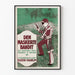 Vintage plakat Den Maskerte Bandit art déco vægdekoration