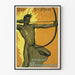 Vintage plakat af bueskytte - Retro vægdekoration