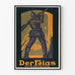 Vintage plakat Der Dias - Tysk militær illustration