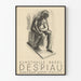Vægdekoration plakat Kunsthalle Basel Despiau