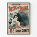 Vintage plakat Dette de Haine af Georges Ohnet