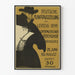 Vintage plakat fra tysk udstilling i Leipzig 1899