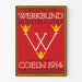 Plakat udstilling Werkbund Köln 1914 vægdekoration vintage