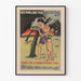 Vietnamesisk vintage vægkunst plakat - kamp mod den kommunistiske invasion