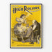Vintage plakat Burlesque High Rollers DeVere's 1898