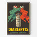 Vintage plakat Bitter des Diablerets - Retro vægdekoration til aperitif