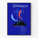 Plakat Depression og behandling hos ældre - Moderne vægdekoration