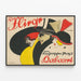 Vintage plakat Die Fliege ved Bayerischer Platz 2 - Vægdekoration Kabaret — indrammet kunstværk på væggen