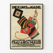 Vintage plakat udstilling kunst af tråd af Anita Müller