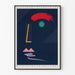 Abstrakt grafisk plakat 'Different Strokes for Different Folks' - Moderne vægdekoration