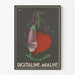 Vintage plakat Digitaline Mialhe - Botanisk vægdekoration