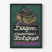 Vintage plakat Diktiere Lindström Parlograph vægdekoration