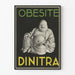 Vintage plakat Fedme Dinitra - Retro vægdekoration