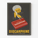 Vintage reklameplakat Diocamphine vægdekoration