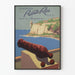 Vintage plakat Opdagelse Puerto Rico - Vægdekoration Kunst Flugt