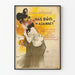Vintage teaterplakat « Náš dům v asanaci » vægdekoration