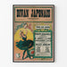 Vintage plakat af Divan Japonais 75 Rue des Martyrs - Vintage vægdekoration