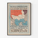 Plakat Historisk Kort over Østlige Spørgsmål med Østeuropæiske lande