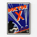 Vintage plakat i Doctor X-stil Art déco til vægdekoration