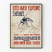Vintage insektspray plakat på norsk