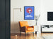 Vintage plakat for radiationsbeskyttelseslaboratorium