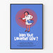 Vintage plakat for radiationsbeskyttelseslaboratorium