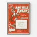 Vintage musikplakat Mam'selle 'Awkins Dolly