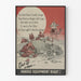 Vintage militærplakat « Don't Be a Dope - Handle Equipment Right »