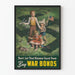 Vintage plakat Børn og skygge - Køb krigsobligationer
