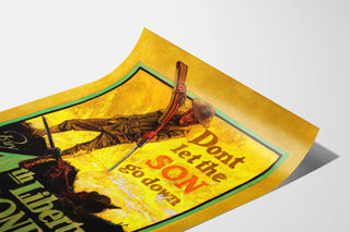 Vintage militær plakat 4. Liberty Bonds
