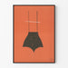 Minimalistisk plakat om informationssikkerhed - Originalt grafisk design