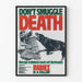 Vintage plakat om forebyggelse af rabies - Lad ikke rabies sprede sig i Storbritannien