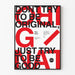 Inspirerende citatplakat af Paul Rand i moderne typografi