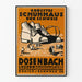 Vintage plakat af Dosenbach Schweiz sko