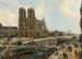 Vue de Paris avec Notre-Dame - Édouard-Jacques Dufeu — visning af kunstværket