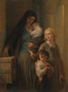 Enkeens Pust - Édouard-Louis Dubufe — visning af kunstværket