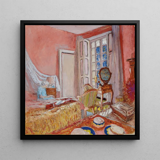 Madame Hessel i det lyserøde værelse i Clayes - Édouard Vuillard