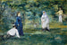 En del af croquet - Édouard Manet — visning af kunstværket