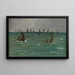 Bateaux à Berck-sur-Mer - Édouard Manet — indrammet kunstværk på væggen