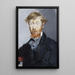 George Moore 1852-1933 - Édouard Manet — indrammet kunstværk på væggen