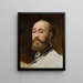 Tête de Jean-Baptiste Faure 1830-1914 - Édouard Manet — indrammet kunstværk på væggen