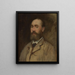 Jean-Baptiste Faure 1830-1914 - Édouard Manet — indrammet kunstværk på væggen