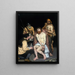 Jesus hånes af soldater - Édouard Manet — indrammet kunstværk på væggen