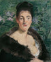 Dame i pels - Édouard Manet — visning af kunstværket