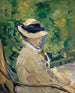 Madame Manet, Suzanne Leenhoff 1829-1906 på Bellevue - Édouard Manet — visning af kunstværket