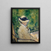 Madame Manet, Suzanne Leenhoff 1829-1906 på Bellevue - Édouard Manet — indrammet kunstværk på væggen