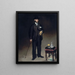 Portrait af Théodore Duret - Édouard Manet — indrammet kunstværk på væggen