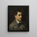 Portrait af Antoine Proust - Édouard Manet — indrammet kunstværk på væggen